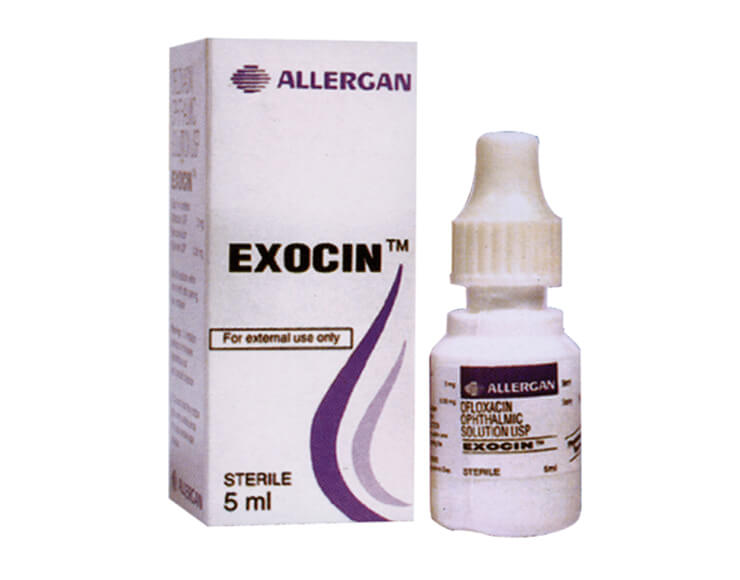 معرفی قطره چشم افلوکساسین با نام تجاری Exocin | کلینیک چشمخانه