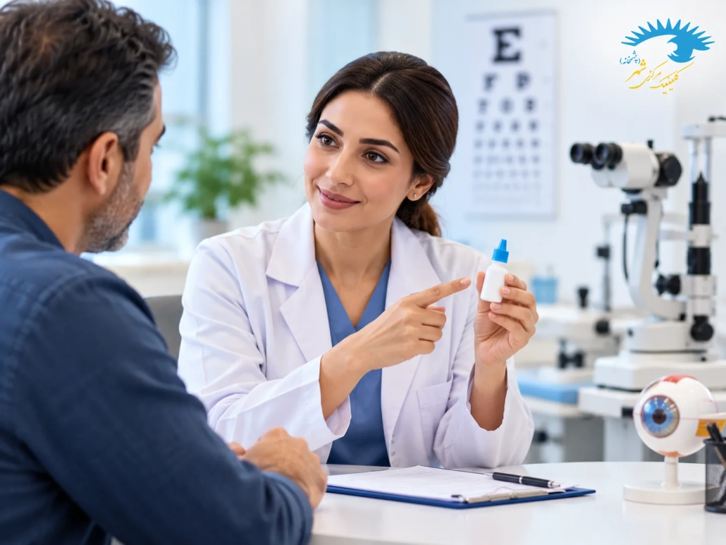 مشاوره چشم_پزشک درباره مصرف قطره جنتامایسین و درمان عفونت چشم